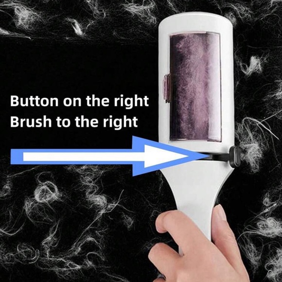 1pc Pet Hair Removal Brush, Fur Rollers For Cats & Dogs - Picture 2 of 7